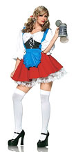 Import Beer Girl costume(83164EWhite^Blue^Red)